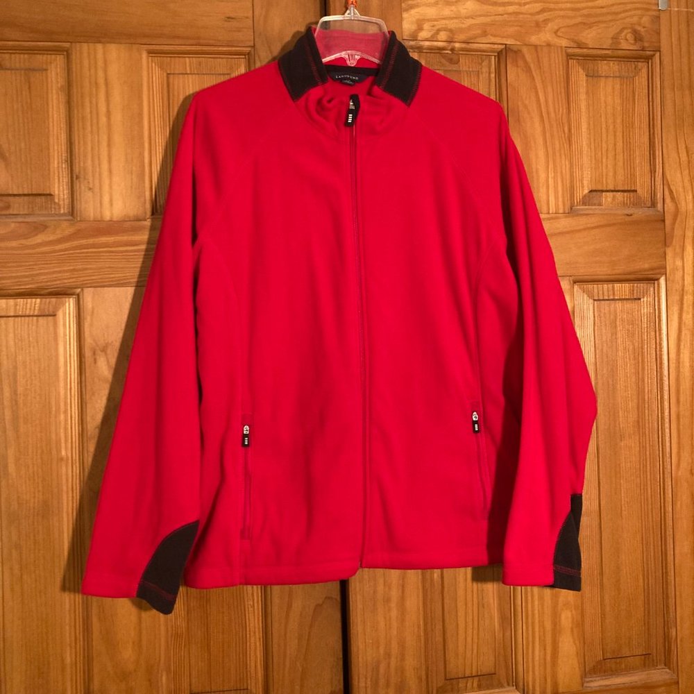 NWOT Vintage Lands' End Fleece Jacket Size XL